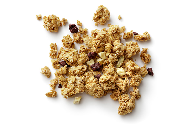 granola aux noix et fruits secs